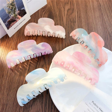 Acrylic Sweet Gradient Hair Claw Clip
