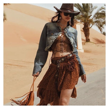 Fashionable PU Wide Belt