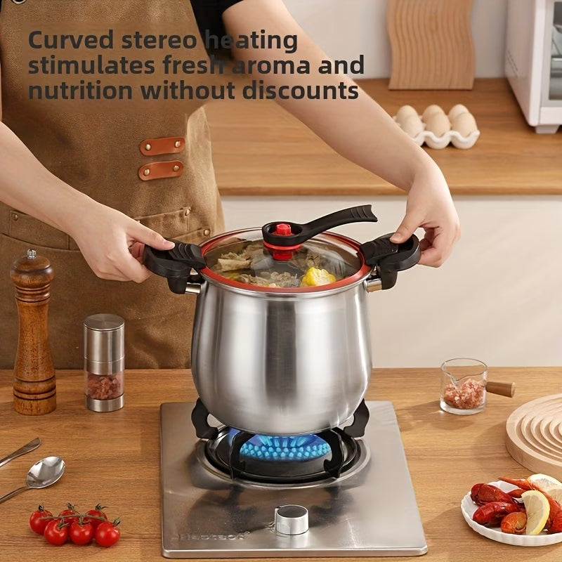 5L Uncoated Stainless Steel Micro-Pressure Cooker