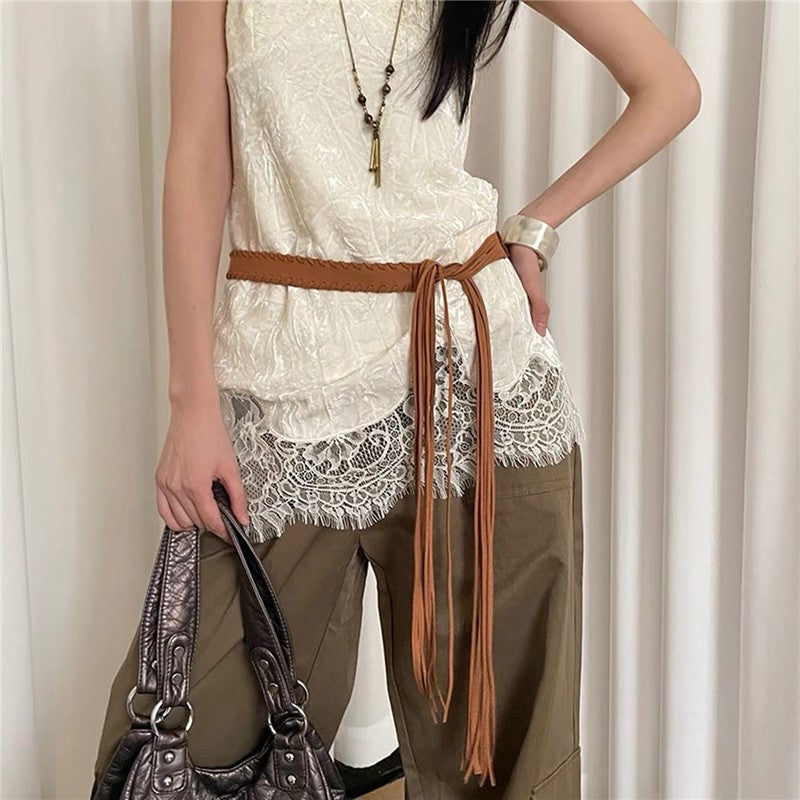 Fashionable PU Wide Belt