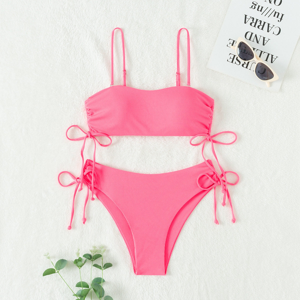 Women's Two-Piece Bikini With Detachable Straps For Amazon