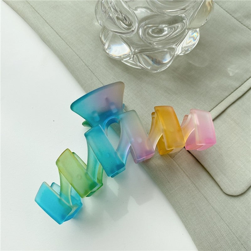 Gradient Color Various Shapes Claw Clip