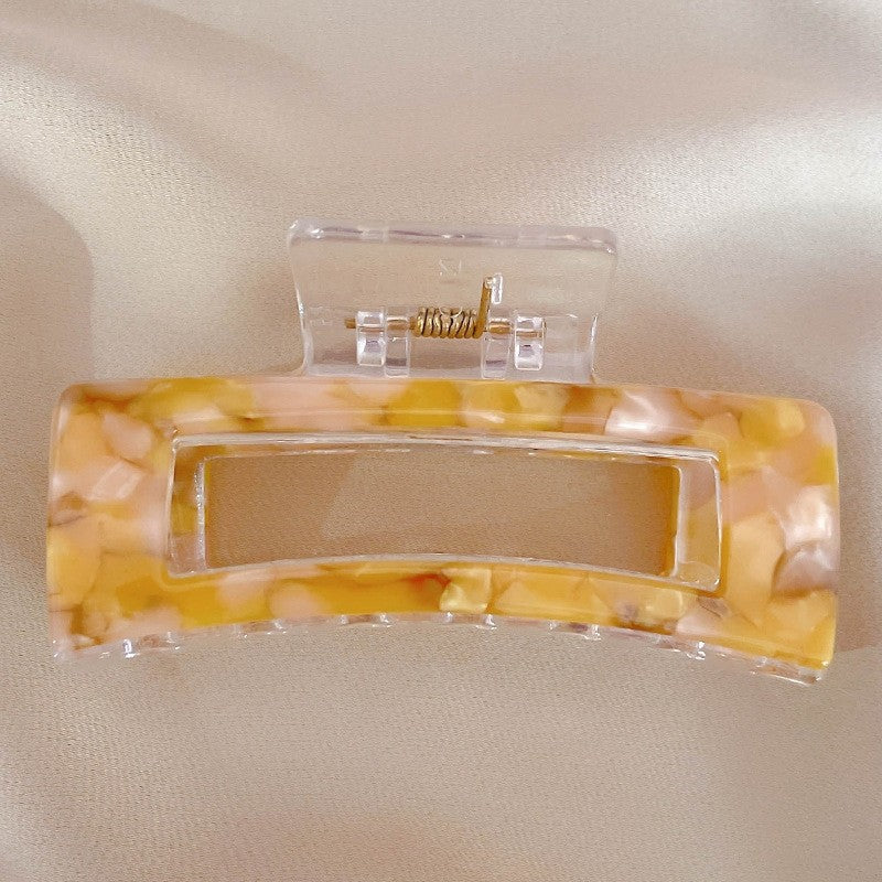 Acetate Marble Print Hair Claw Clip