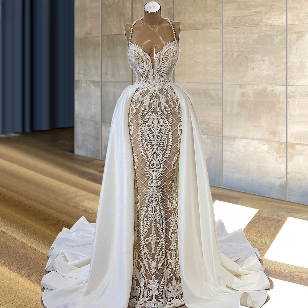 Strapless Tube Top Wedding Dress