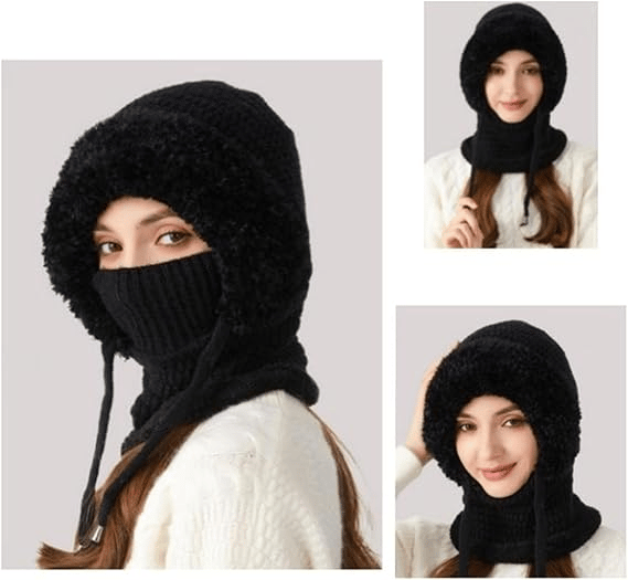 The 3-in-1 Cozy Hat - Your Hat, Scarf & Hoodie in One + 50% OFF