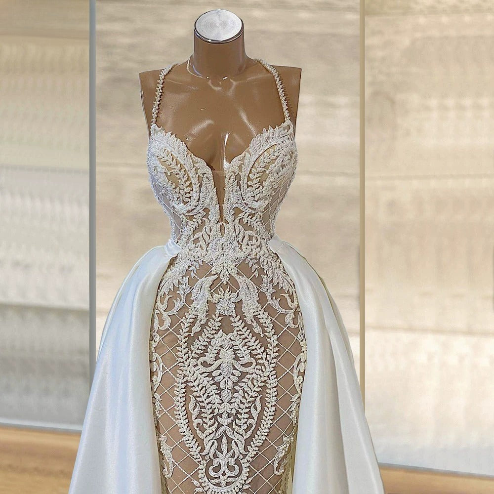 Strapless Tube Top Wedding Dress