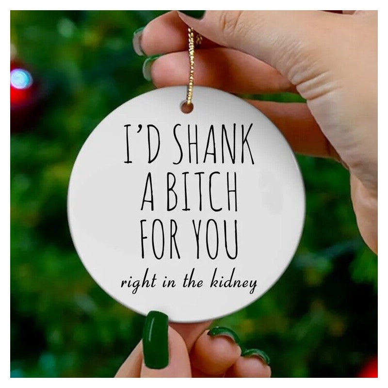 Acrylic Alphabet Disc Pendant