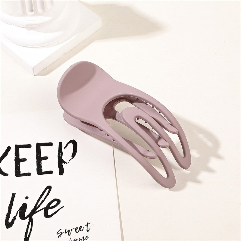 Minimalist Hair Clip Concave Coiffure Duckbill Claw Clip