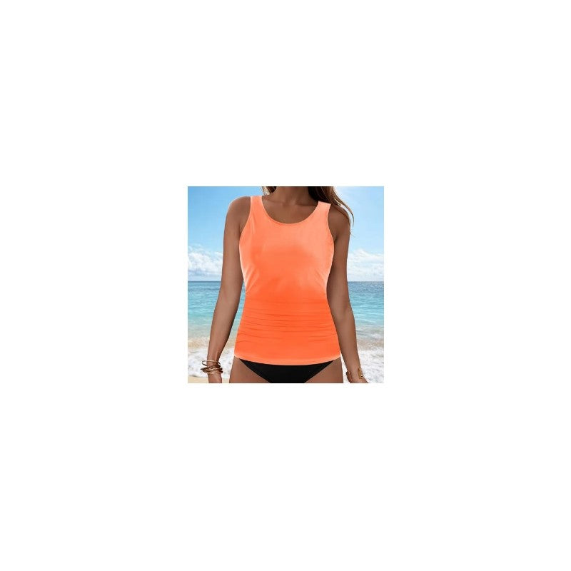 Solid Color Bikini Top For Beach And Hot Spring