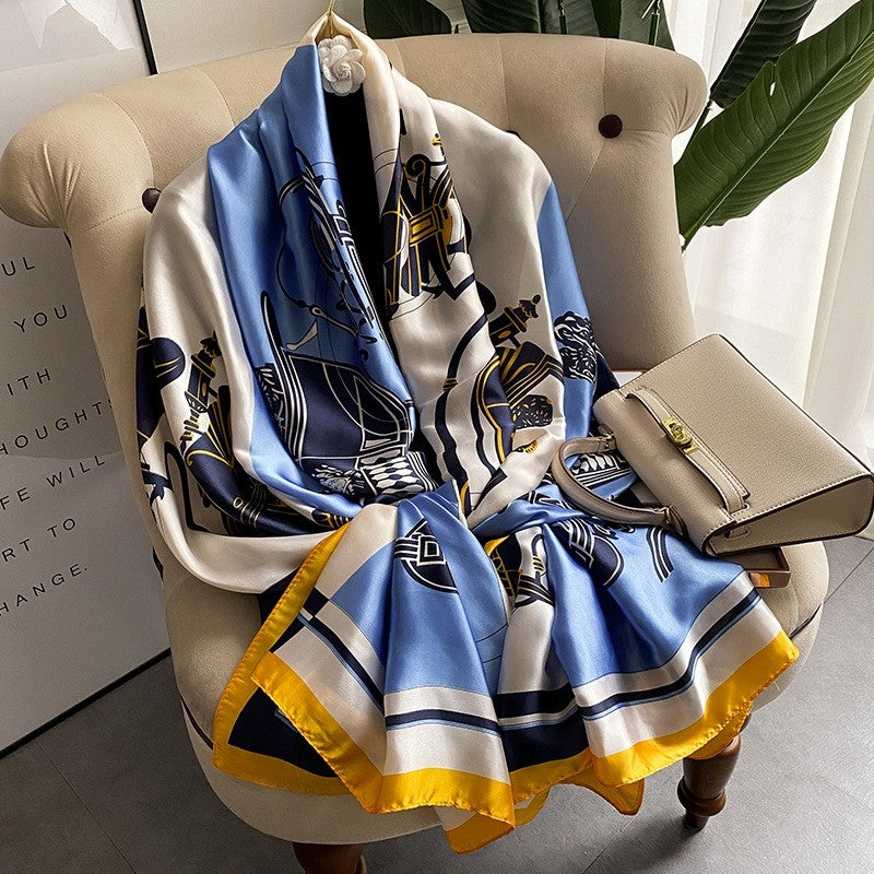 Fashion Square  Print  Scarf