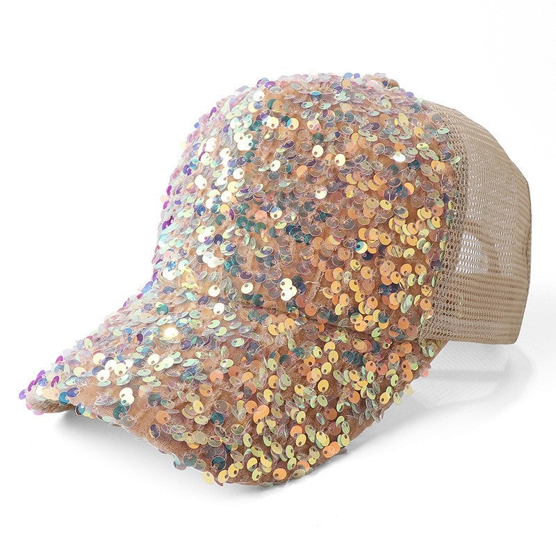 Summer Sequined Sun Protection Breathable Hat