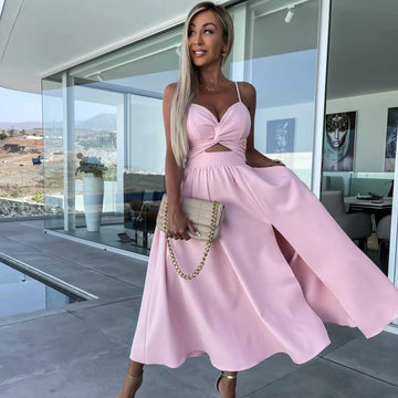 Sexy Summer Split Front Long Dresses-Dresses-Free Shipping at meselling99