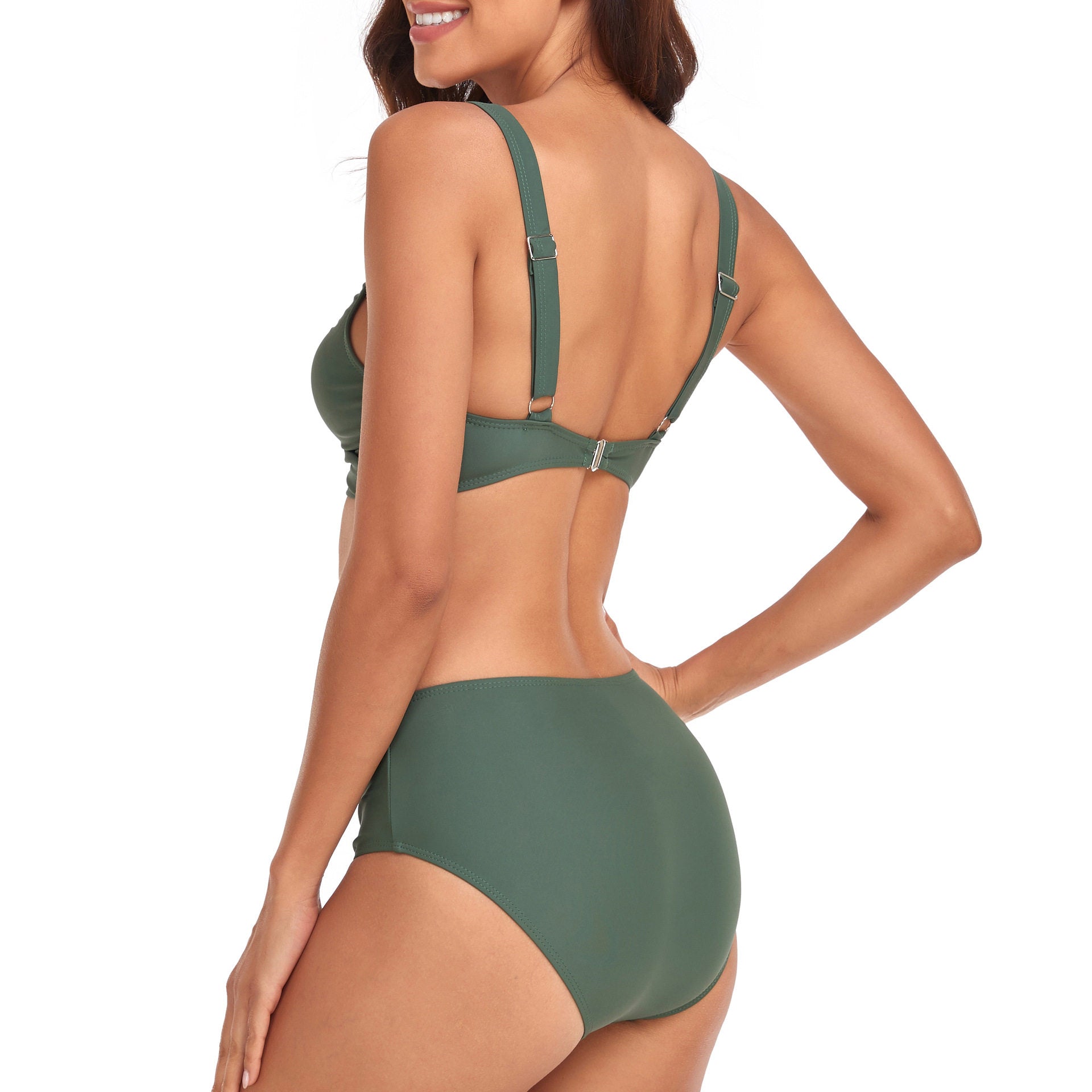 New Cross-Front Bikini Set For Women, One-Drop Shipping