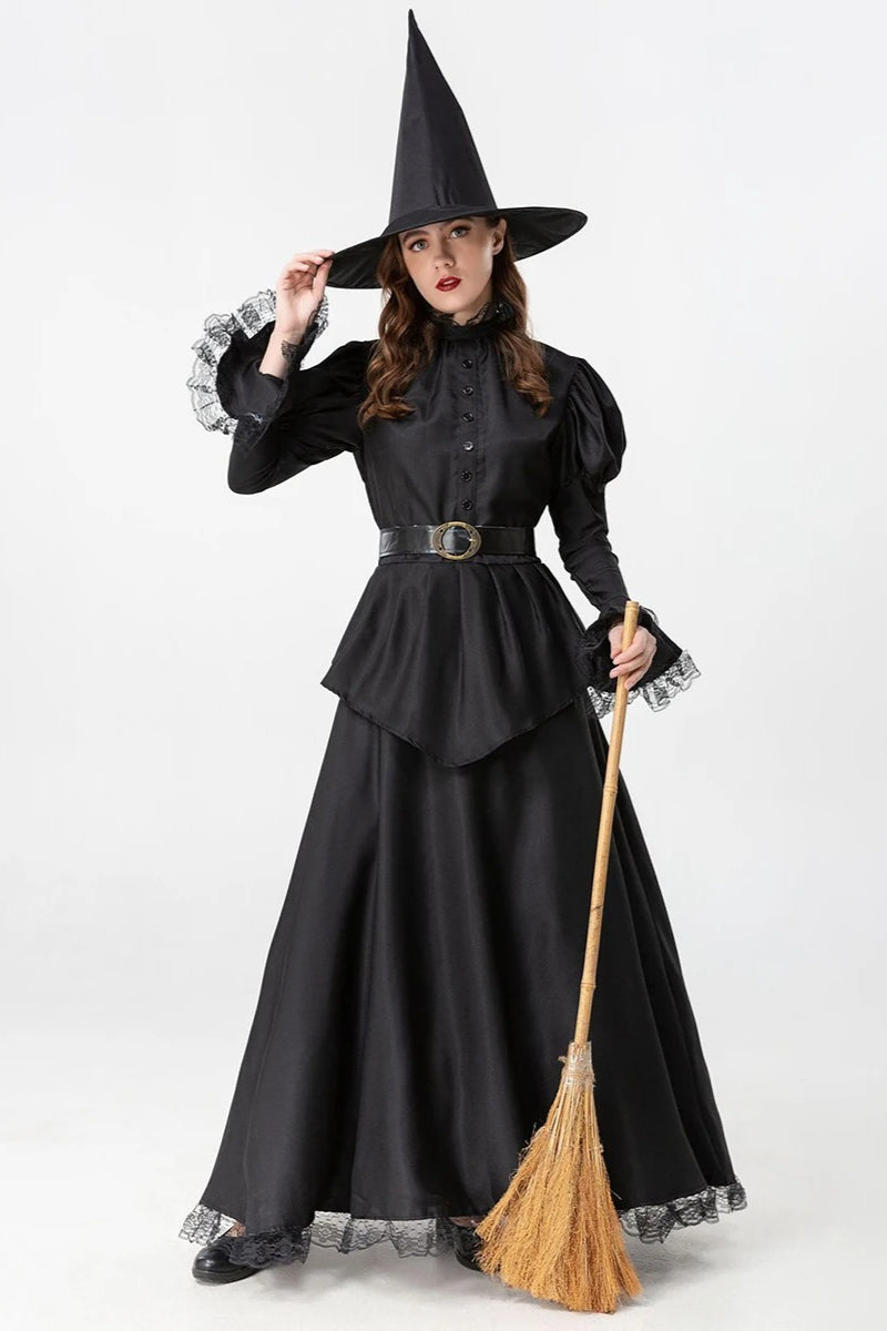 Flared Sleeve Witch Halloween Costume