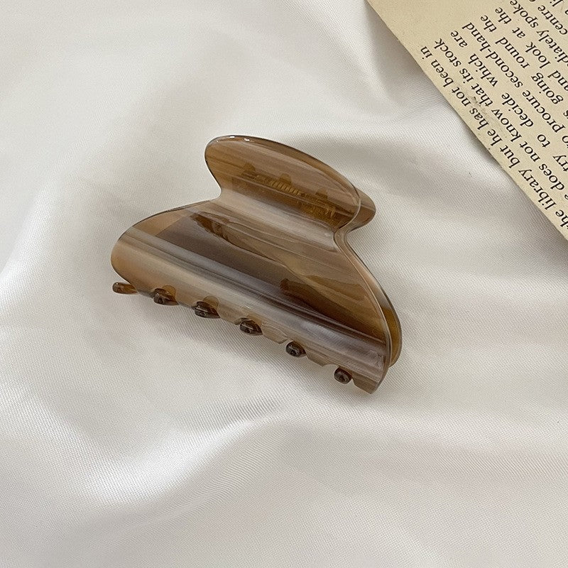 Wood Grain Hair Claw Clip