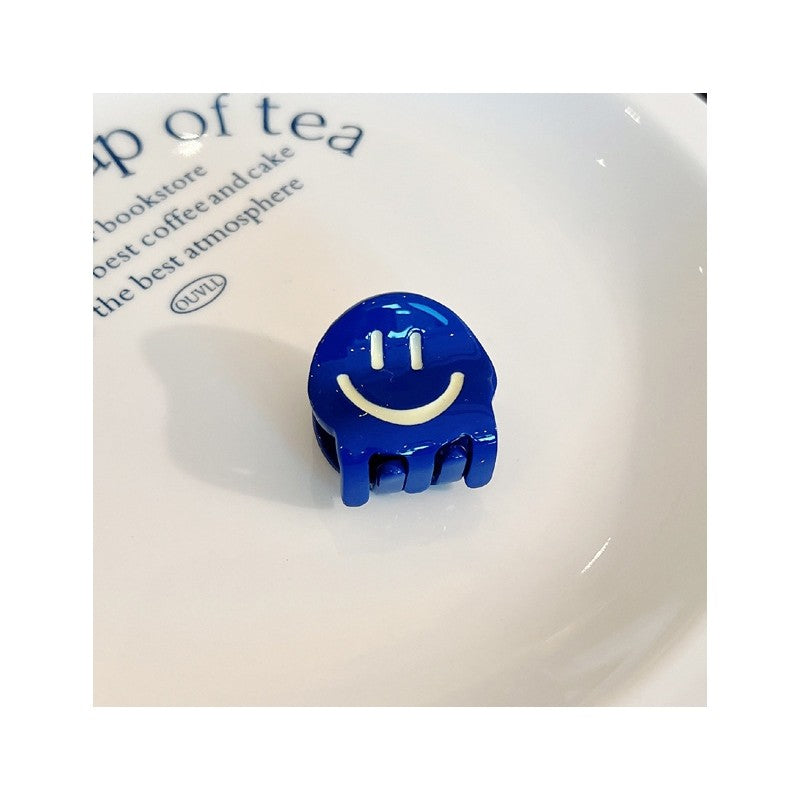 Acrylic Smiley Mini Hair Claw Clip