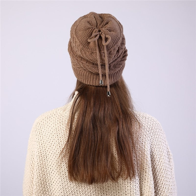 Dual Purpose Knitted Neck Warmer Beanie