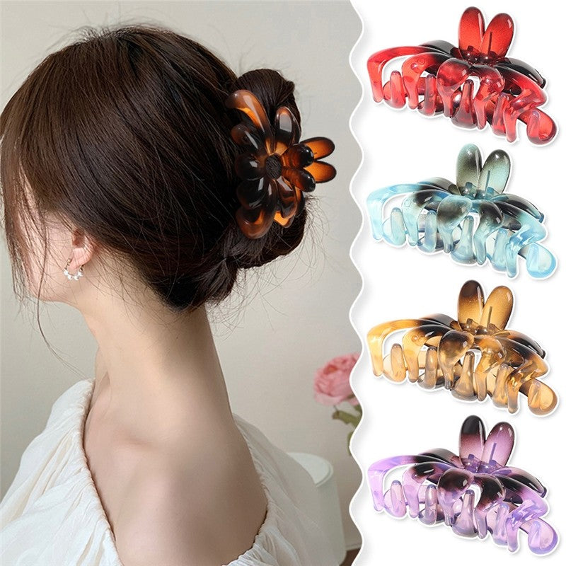 Durable Elegant Floral Hair Claw Clip