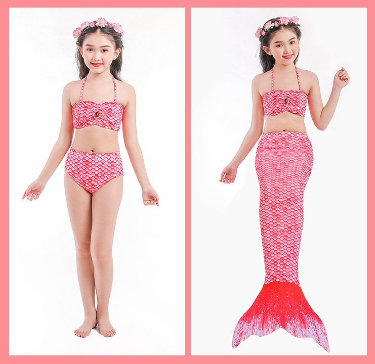 Girls Mermaid Dress and Bikini-STYLEGOING