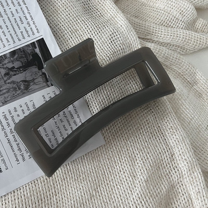 Large Jelly Color Hair Claw Clip