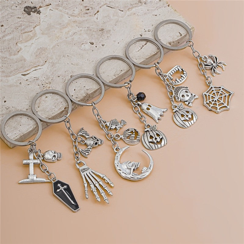 Strawberry Bow Flower Star Keychain Pendant