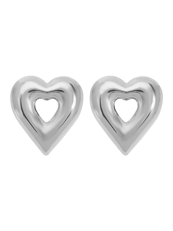 Heart Shape Hollow Drop Earrings
