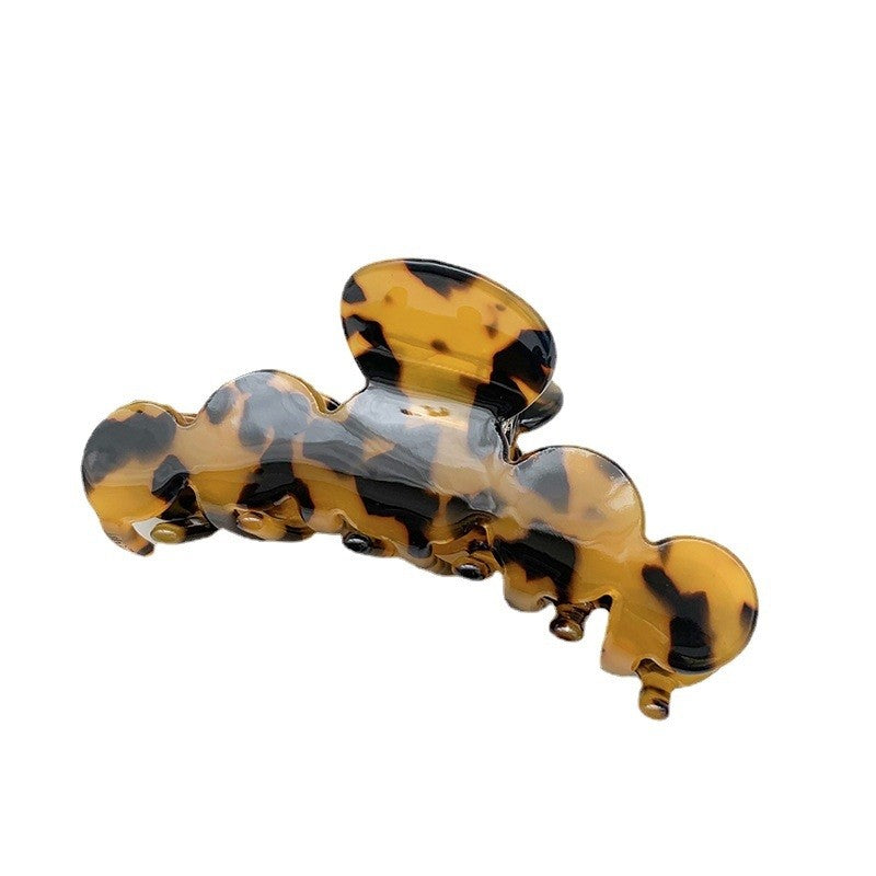 Colorful Marbled Hair Claw Clip