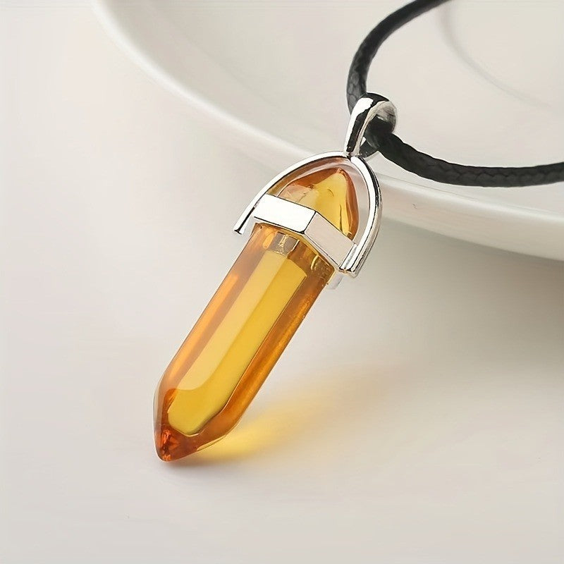 Hexagonal Pendant Necklace