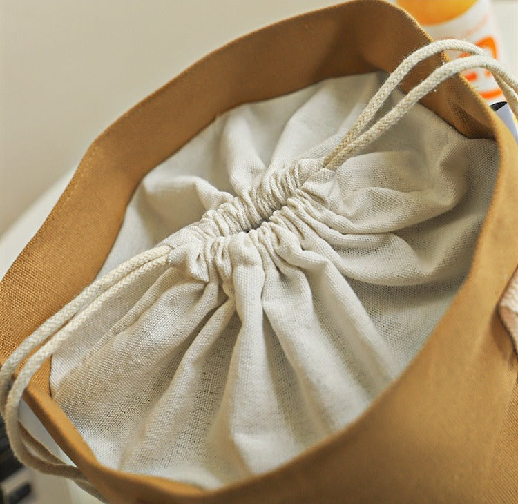 Insulated Lunch Bag with Drawstring