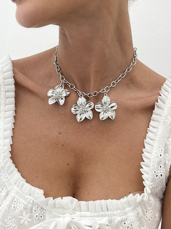 Flower Shape Necklaces Accessories