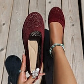 Women's Breathable Mesh Slip-On Flats
