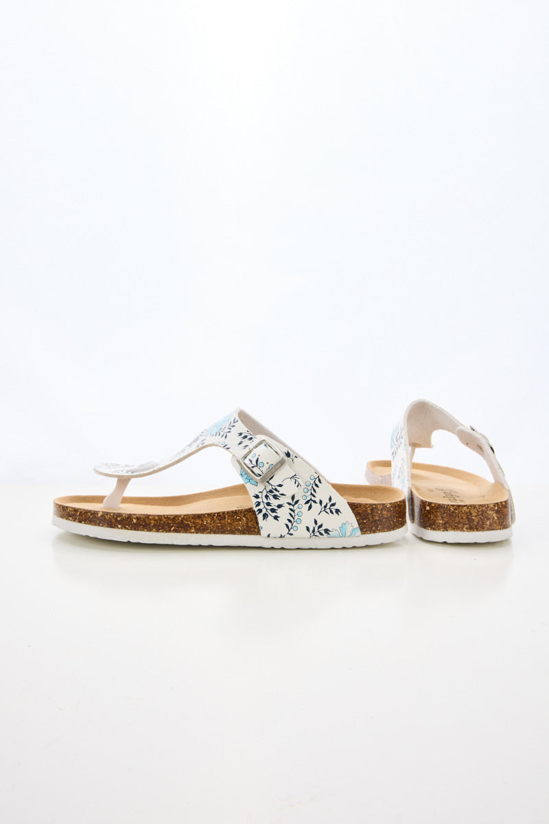 T-Strap Footbed Sandal - Floral