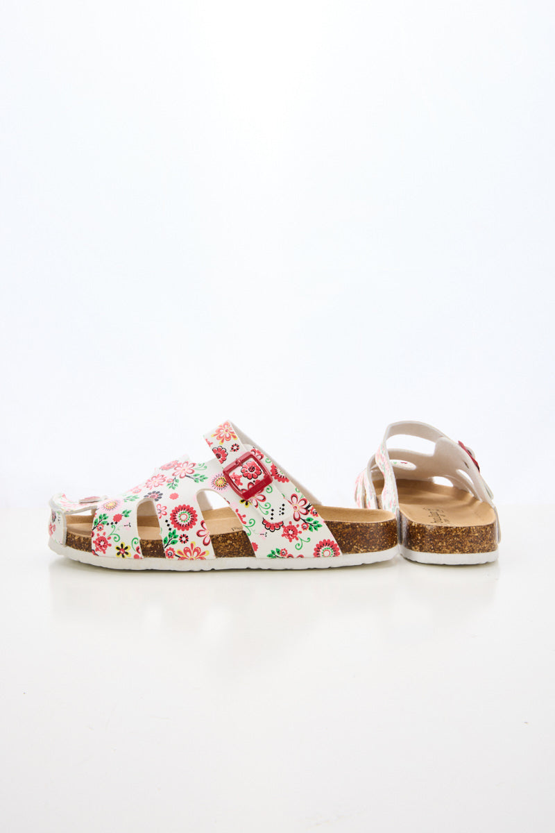 Summer Picnic Cut-Out Clog - Floral