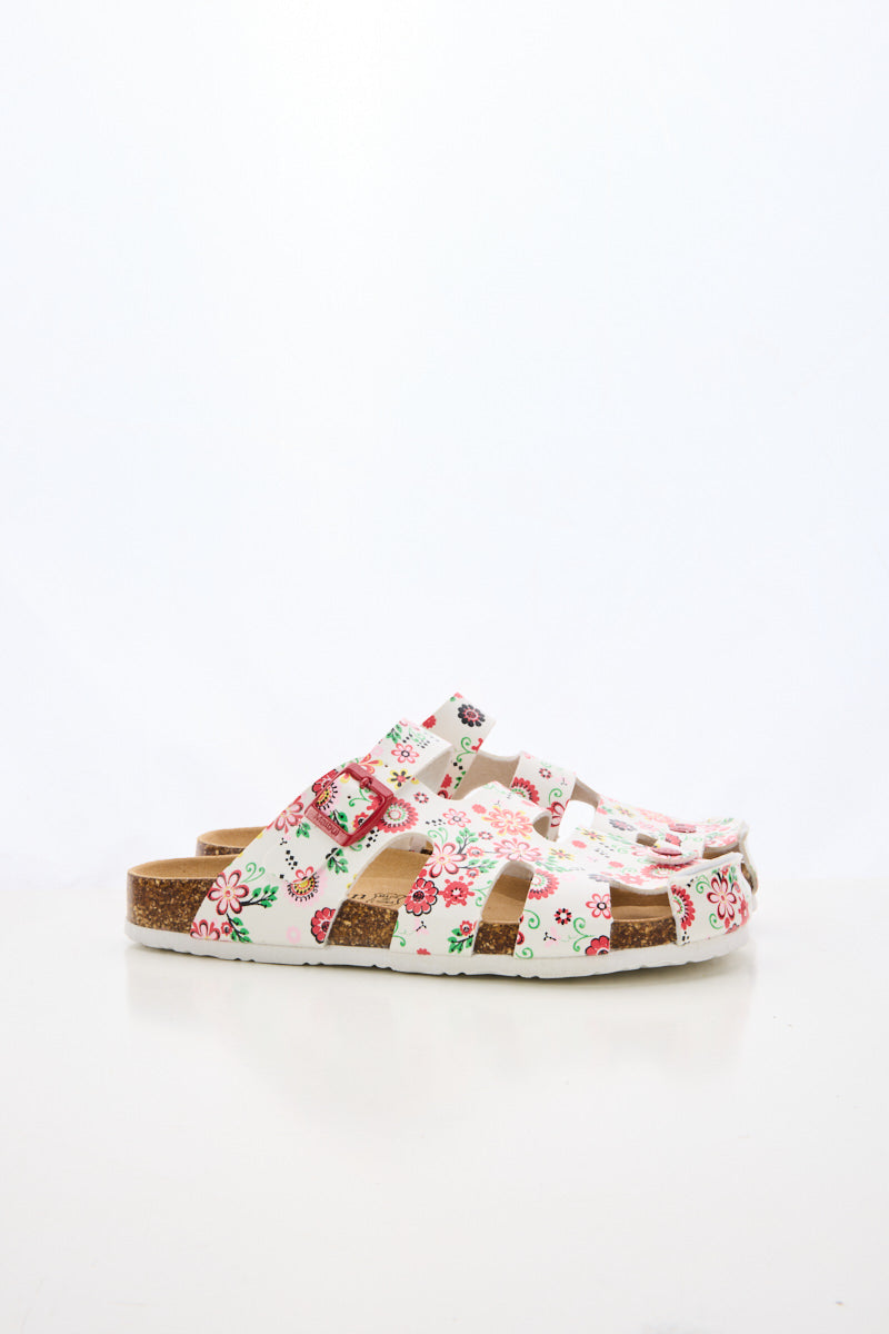 Summer Picnic Cut-Out Clog - Floral