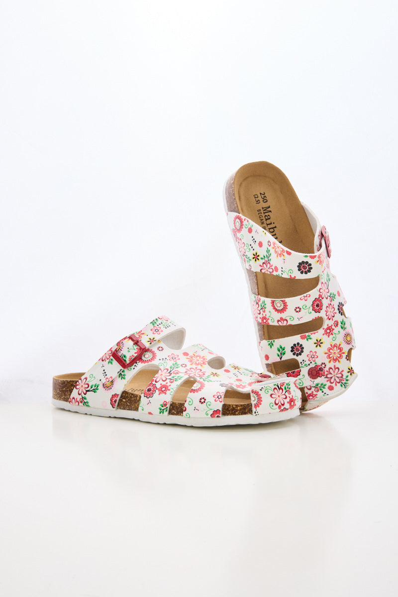 Summer Picnic Cut-Out Clog - Floral