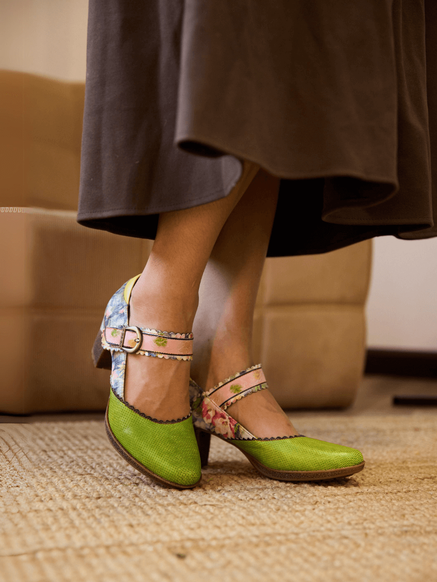 Brunch In Menton Leather Pump