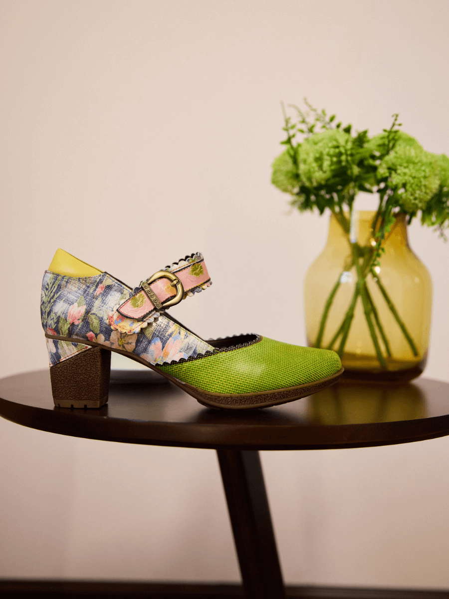 Brunch In Menton Leather Pump