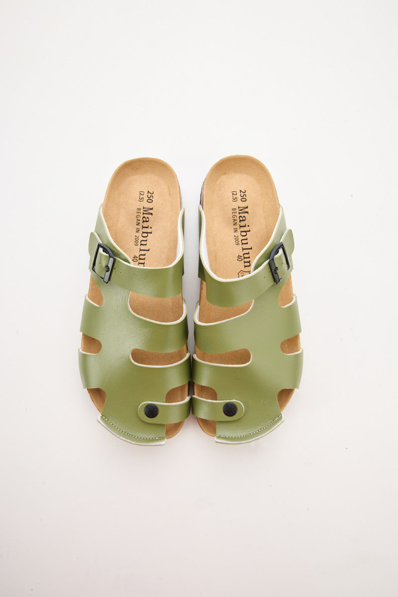 Summer Picnic Cut-Out Clog - Green