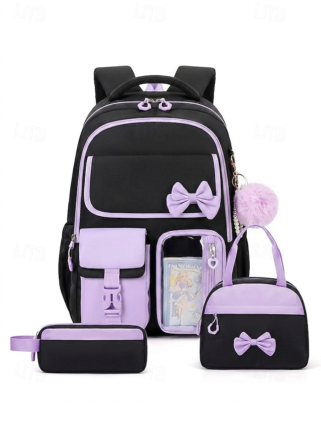 Girls' 3-Piece School Backpack Set