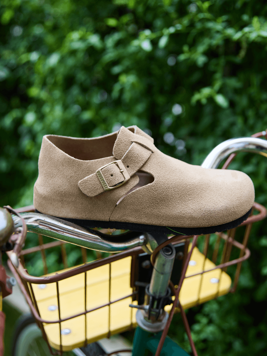 Seashore Suede Clog Loafer - Khaki