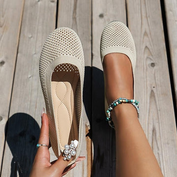 Women's Breathable Mesh Slip-On Flats
