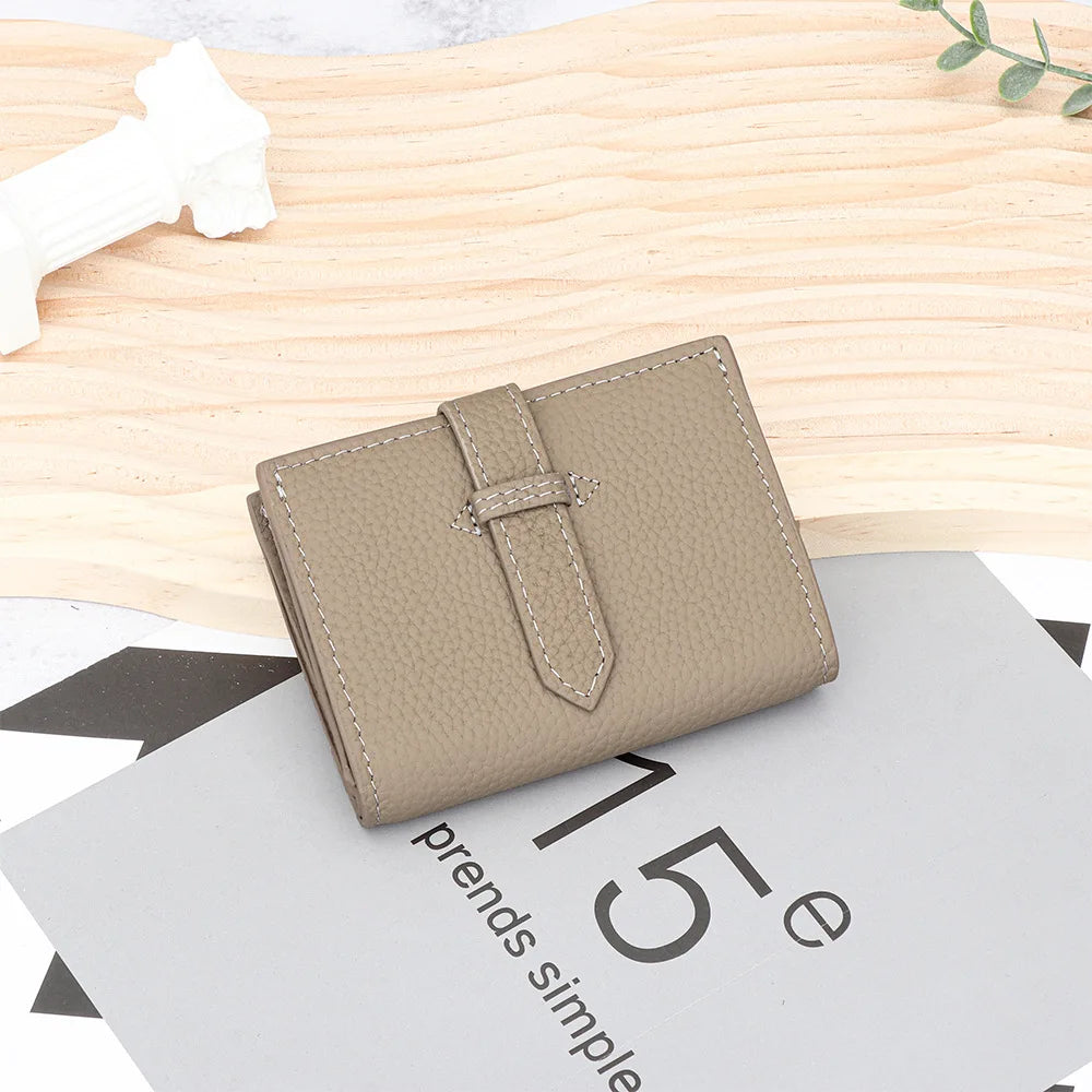 Luxury Design Genuine Leather Small Wallet