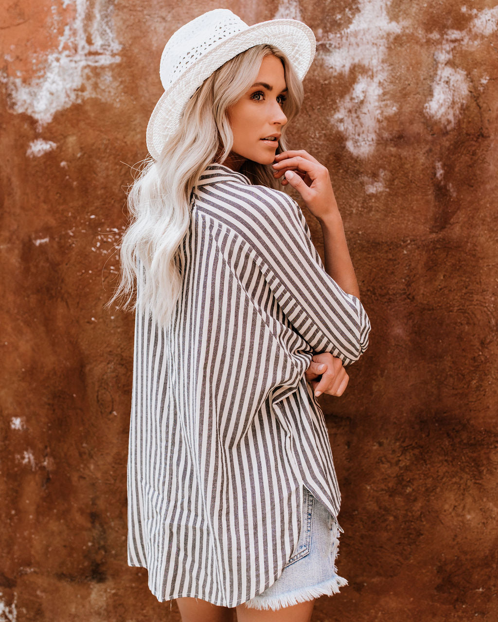 Malcolm Button Down Cotton Top