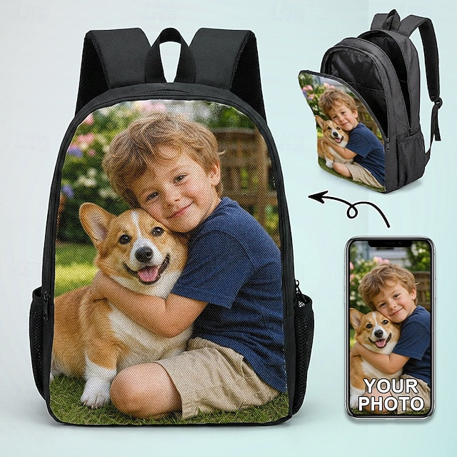 Custom Photo Kids Backpack for Back to School