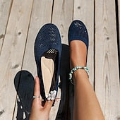 Women's Breathable Mesh Slip-On Flats