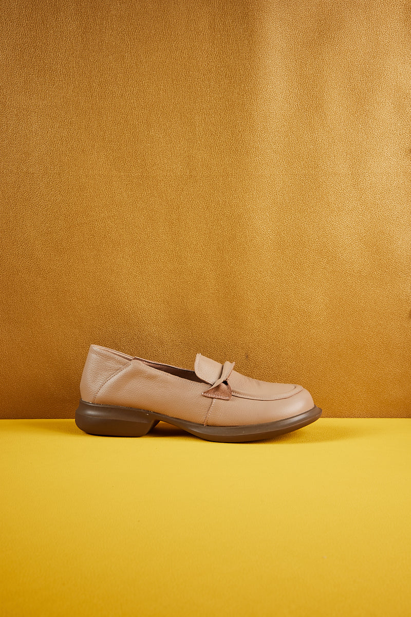 Simple Your Way Leather Loafer - Neutral