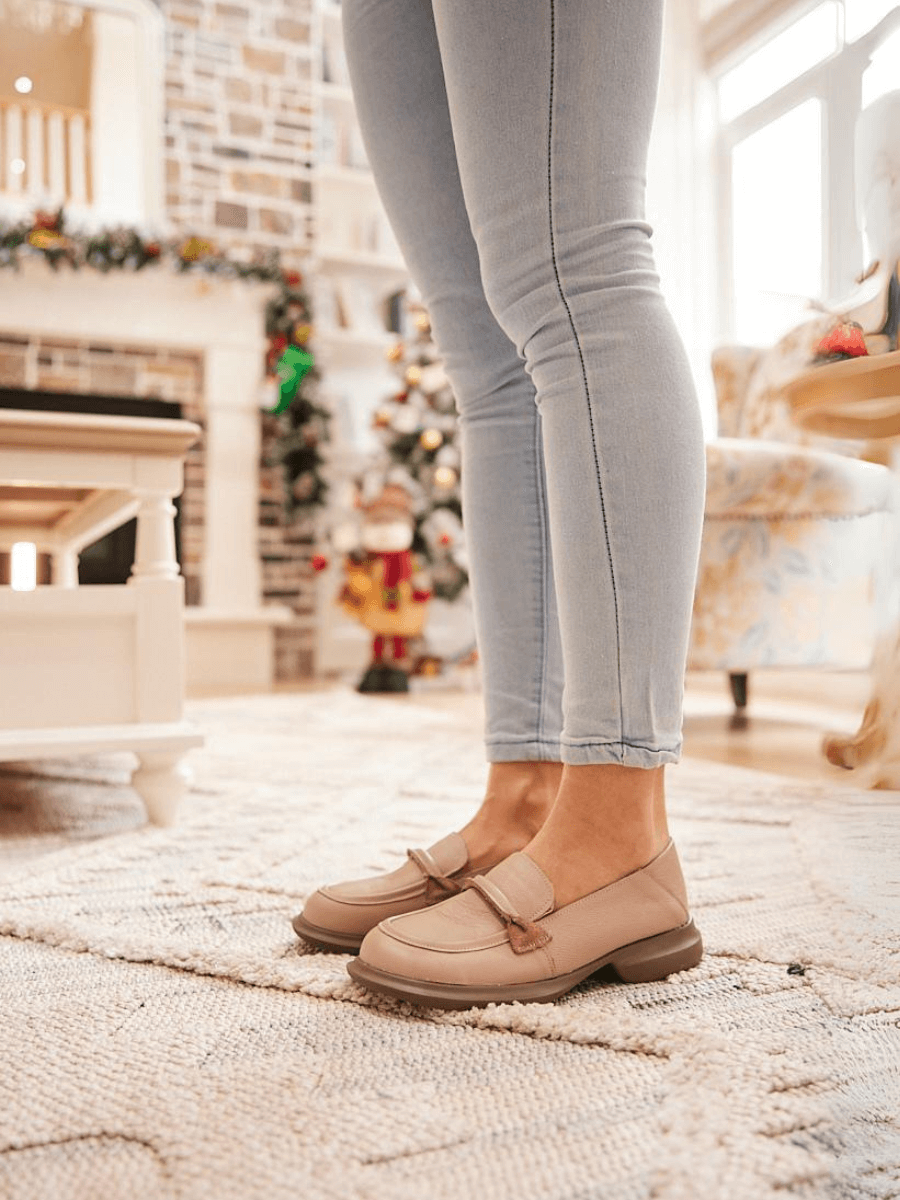 Simple Your Way Leather Loafer - Neutral