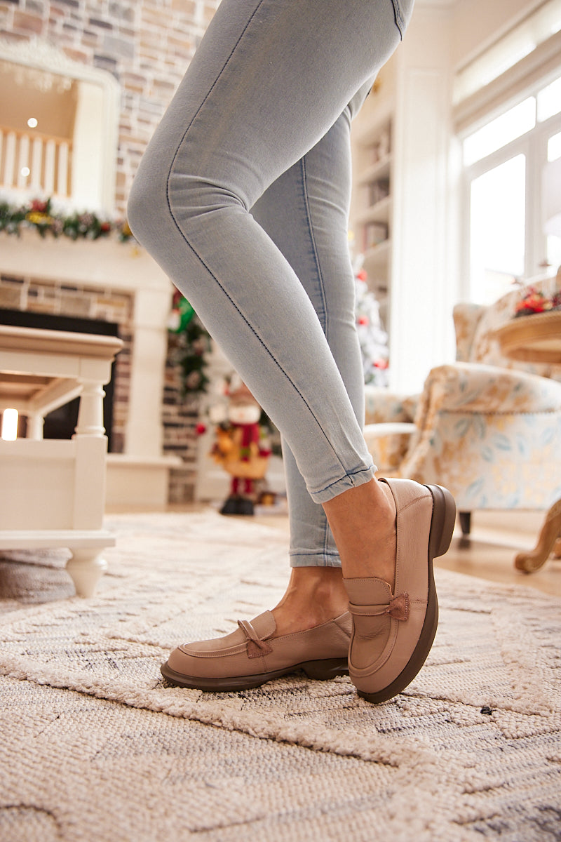 Simple Your Way Leather Loafer - Neutral