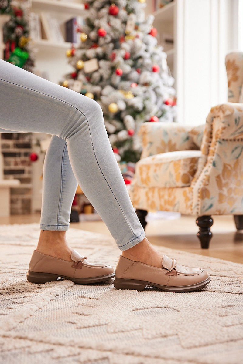 Simple Your Way Leather Loafer - Neutral