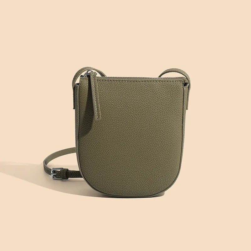 Women's Genuine Leather Messenger Phone Bag